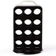 Coffee Pod Holder, Oak Leaf Keurig K Cup Holder Carousel Tower Storage Display Rack Holds 24 K-cup Packs N2