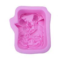 WYD DIY Marriage Lover Cake Silicone Mold,3D Fondant Mold,Handmade Soap Mould N2