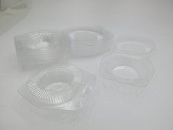 5" Disposable Clear Clam shell Display Container. For All 5" tart and Pie pans #762 (50) N2