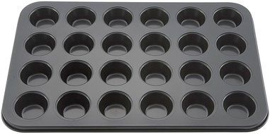 Winco AMF-24MNS 24-Cup Non-stick Mini-Muffin and Mini-Cupcake Pan, Tin Plated