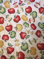 Apples, Fruit handmade, Hot Cold Plate Cozy,Microwave Plate Cozie,Fabric Trivet,Hot pad,Pot Holder,Cotton Fabric... N2