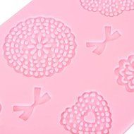 Fondant Cake Silicone Lace Mold Decoration Butterfly Bows Flowers N2