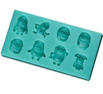 Topnew-Candy Cavity Silicone Chocolate Mold Candy and Gummy Moulds Minions H2365 N6