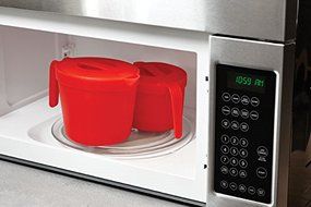 Kuhn Rikon 20470 Microwave Cookware, Small, Red N6