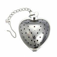 GOOTRADES Stainless Steel Heart Shaped Tea Infuser Strainer Filter Herb Steeper Hook (pack of 2) N3