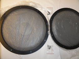 Pair 15 Inch Classic Beehive High Excursion Subwoofer Speaker Grills