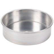 American Metalcraft RB3809 Aluminum 9 In Round Pan w/ Removable Bottom