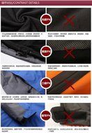 Hanxue Mens Hiking Ski Jacket Softshell 3 in 1 Hiking Raincoat Plus Size Men Waterproof Sportswear with Removable... N16