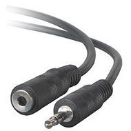 3.5mm Stereo Male to Female Extension Cables 6 ft.