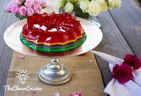 The Clever Cuisine Silicone Spiral Bundt Gelatine (Jell-O) and Cake Pan with Thick Mold to Keep Consistent Form... N2