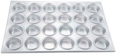 Winco AMF-24 24-Cup Non-stick Muffin and Cupcake Pan, Aluminum N2