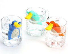 Bekith 3 Pack Silicone Platypus Loose Leaf Tea Infuser Strainer for Herbal Weight Loss Tea and Mulling Spices