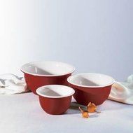 CorningWare 3-Pc. Bowl Set (1, 2, and 3-Qt.) - Cherry