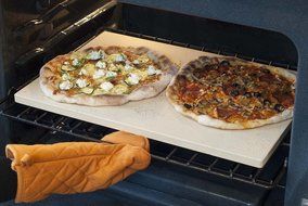 Pizzacraft PC9899 20 x 13.5 Rectangular Cordierite Baking/Pizza Stone for Oven or Grill N3