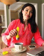 Tea Commission Tea Infuser Set of 6, Steeper Strainer Silicone &amp; Stainless Steel Mesh Basket (Rainbow) for Loose... N14