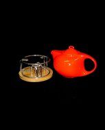 SEAVER Modern Tea Pot Warmer with bambo base