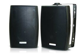 Pure Acoustics OutBlast All Weather Indoor/Outdoor Speakers (Pair, Black) N2