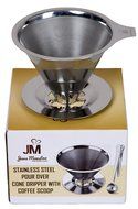 Pour Over Coffee Dripper with Coffee Scoop &amp; Bag Clip- Reusable &amp; Eco-friendly Single Serve Permanent Drip Coffee... N5