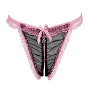 Underwear, PHOTNO Female Perspective Diamond Lace Panties Underwear Low Rise Thong N3