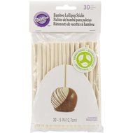 Wilton 1912-1931 30-Pack Bamboo Lollipop Sticks, 5-Inch