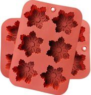 Mini Skater Set of 2 Psc 12-cavity Silicone Christmas Silicone Mold for Making Soap, Candle, Candy, Chocolate,... N24
