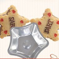 DUFUSTORE 1pcs Aluminum Star Cake Muffin Chocolate Cupcake Bakeware Pan Mold Tool N5
