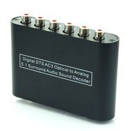 E-More&reg; High Ouality Digital AC3 DTS Optical SPDIF/Coaxial Dolby Audio to Analog 5.1 Channel Surround Audio Sound... N8