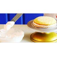 Offset Icing Spatula Set with Wood Handle - Angled Flexible Blade - Professional Cake Decorating Tool 6",8"&amp;10... N7