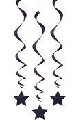 Hanging Star Decorations, 26&quot;, Light Blue, 3 Count N13