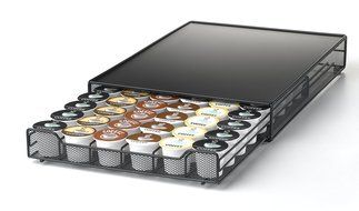 NIFTY 54 COFFEE POD SINGLE DRAWER-HOLDS 54 KEURIG K-CUP PACKS N3