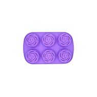 Blacklip Soap Cake Cupcake Muffin Dessert Silicone Mold for Homemade (Rose) N7