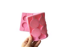 GoFriend 12-Capacity Round Silicone Lollipop Mold for Baking Chocolate, Hard Candy, Fondant Mould with Sticks,... N3