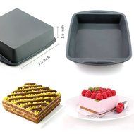2win2buy 7.3"x1.6" Silicone Square Cake Pan Bread Pizza Lasagna Baking Tray Bakeware Mold