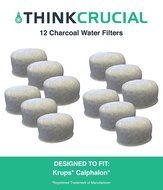 12 Krups Calphalon Style Charcoal Water Filters, Fits All Calphalon Coffeemakers, Designed &amp; Engineered by Crucial... N3