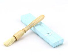 18cm Coffee Grinder Cleaning Brush,2PCS Grinder Brush, Natural Wood Handle Bristles Wood Dusting Espresso Brush... N4