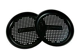 Pizzacraft PC0301 12.9" Round Porcelain-Coated Pizza Pan Crisper/Screen N4