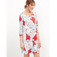 Xmas Dresses,Morecome Print Ladies Christmas Long Sleeve Party Dresses N8