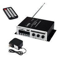 Lepy LP-V9S Digital 2x25W Mini Hi-fi Stereo Power Amplifier with Remote Control and 3A Power Cable Support USB... N4