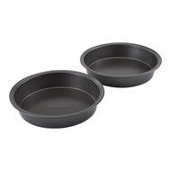 Baker&#039;s Secret Essentials 8&quot; 2 Piece Round Cake Pan Value Pack
