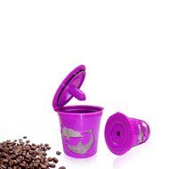 Jinsen Reusable K-cup Coffee Filter for Keurig 2.0 (Purple Color Set(3 Pcs) ) N6