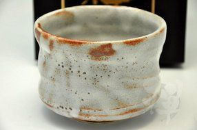 Japanese Mino Yaki ware Matcha Bowl Green Tea 10.5 / 10.5 / 8.5cm (4.1 / 4.1 / 3.3inch)[7323]