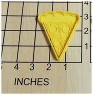 Crust Pizza Slice Shaped Cookie Cutter and Stamp #1200 N2