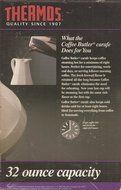 Thermos 32 ounce Holiday Design Coffee Butler Carafe