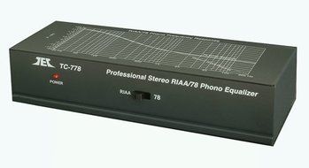 TEC TC-778 RIAA Phono Preamp w/ 78rpm Equalization Switch and Input; includes optional PREMIUM HIGH POWER AC Adaptor N5