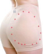 Junlan Women's Padded Seamless Butt Hip Enhancer Panties Boy Shorts N11