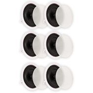 Theater Solutions TSS8C In Ceiling 8" Speakers Surround Sound Home Theater Deluxe 3 Pair Pack 3TSS8C