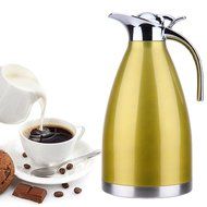 Satin Finish Stainless Steel Thermal Coffee Pot, Vacuum Insulated Carafe Flask Tea Kettle, 1.5 Liter N24
