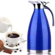 Satin Finish Stainless Steel Thermal Coffee Pot, Vacuum Insulated Carafe Flask Tea Kettle, 1.5 Liter N31