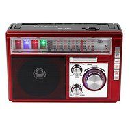 FM/AM/SW Portable Desktop Radio in Retro Style with MP3 Player, REC Recorder and Rechargeable Battery N6