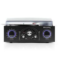 TechPlay TCP5 Turntable with pitch control, AM/FM Radio, SD USB ports,RCA Out Jacks, Headphone Jack, AUX input... N5